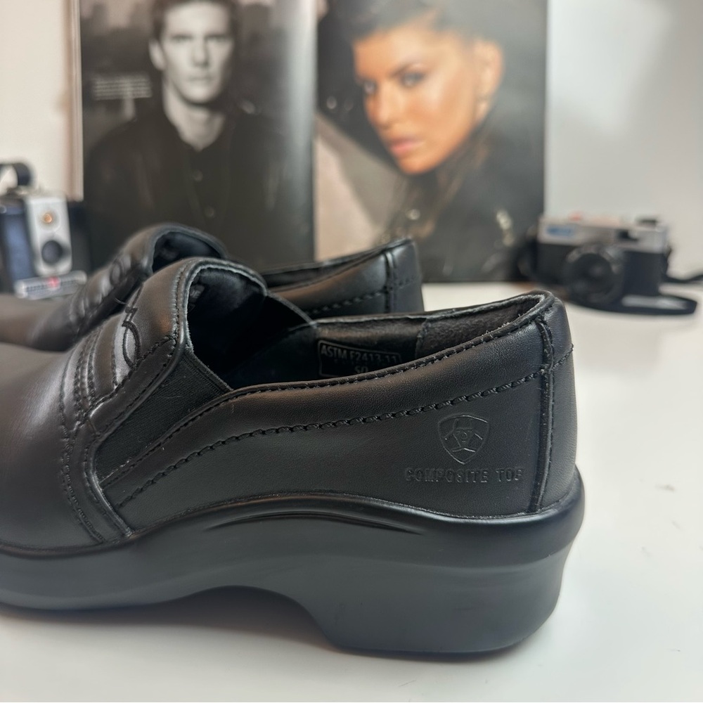 Ariat Work Composite Toe Slip-On Shoes ASTM F2413 SD Black - Picture 2 of 7